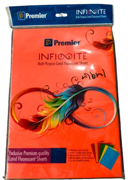 PREMIER COLOURFUL A4 SHEETS